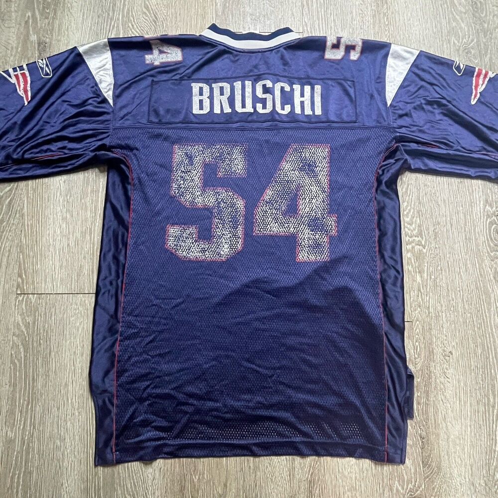 Vintage Reebok Teddy Bruschi New England Patriots NFL Jersey M Very Faded